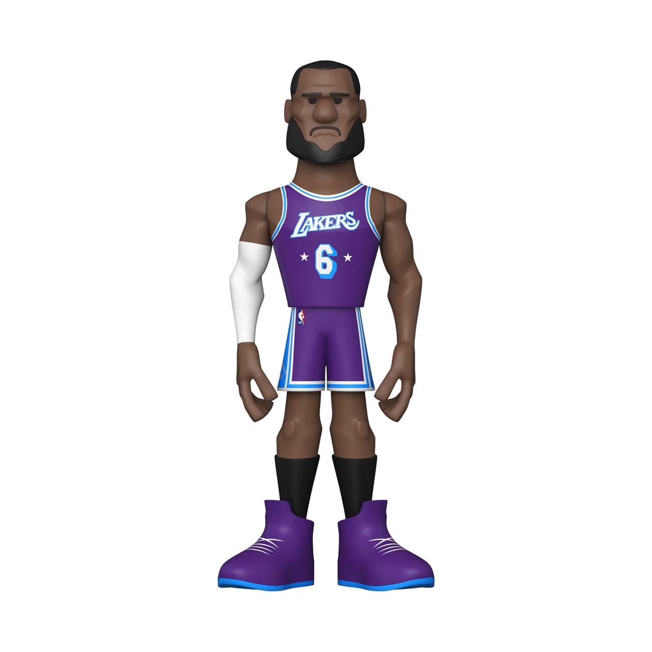 LeBron James Lakers City Jersey bobblehead available 