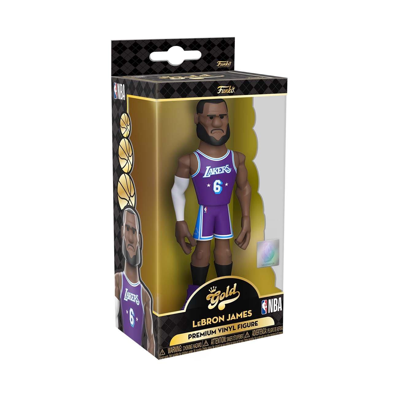 Funko Gold NBA LeBron James Premium 5-in Vinyl Figure