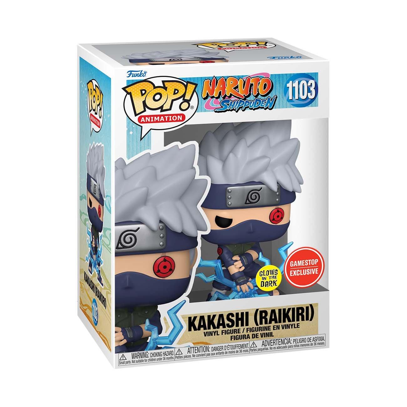 Funko POP Animation: Naruto Shippuden (Raikiri) Glow-In-The-Dark Vinyl Figure GameStop Exclusive GameStop