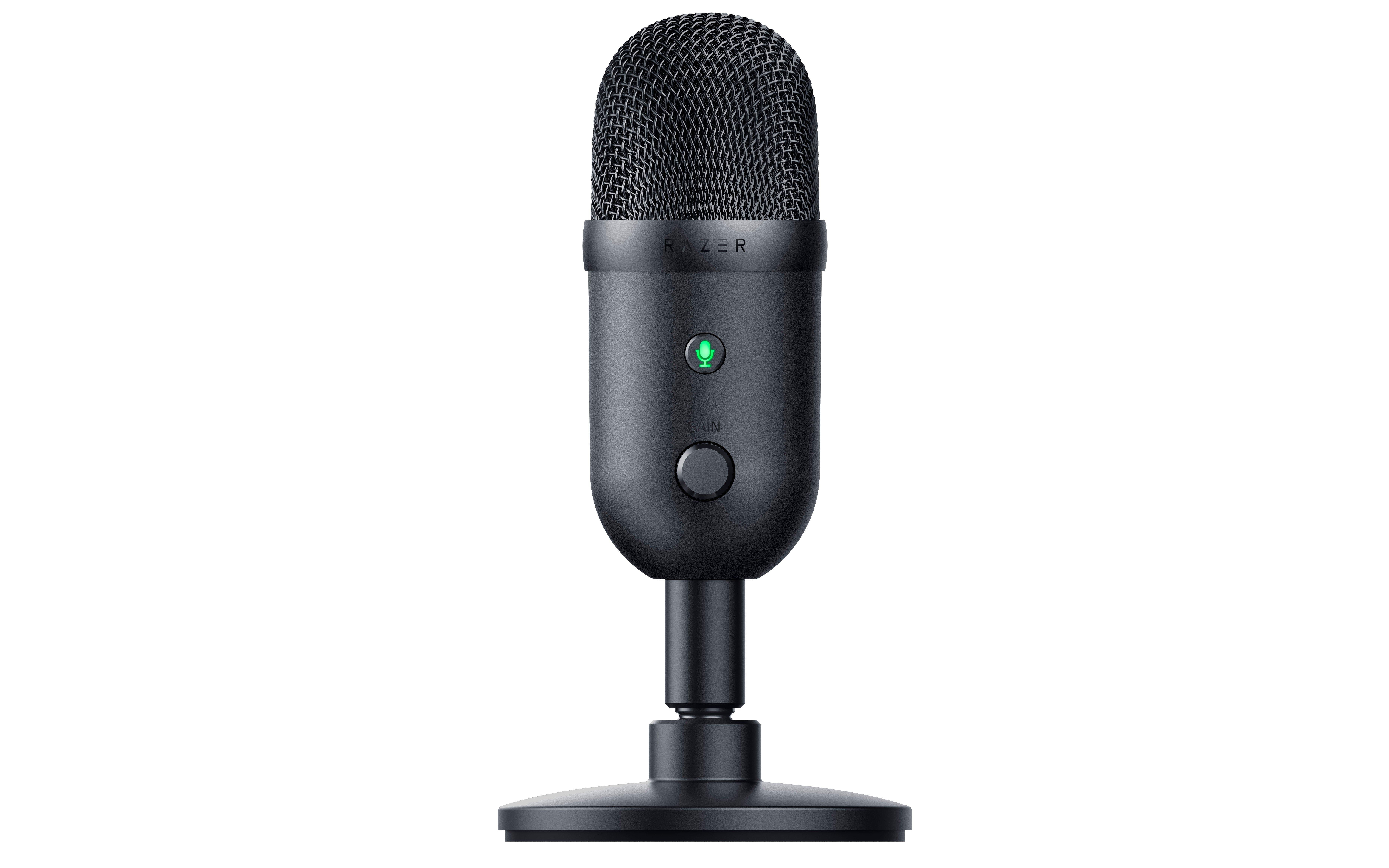 Razer Seiren V2 X USB Condenser Microphone for Streaming and Gaming on PC:  Supercardioid Pickup Pattern - Integrated Digital Limiter - Mic Monitoring