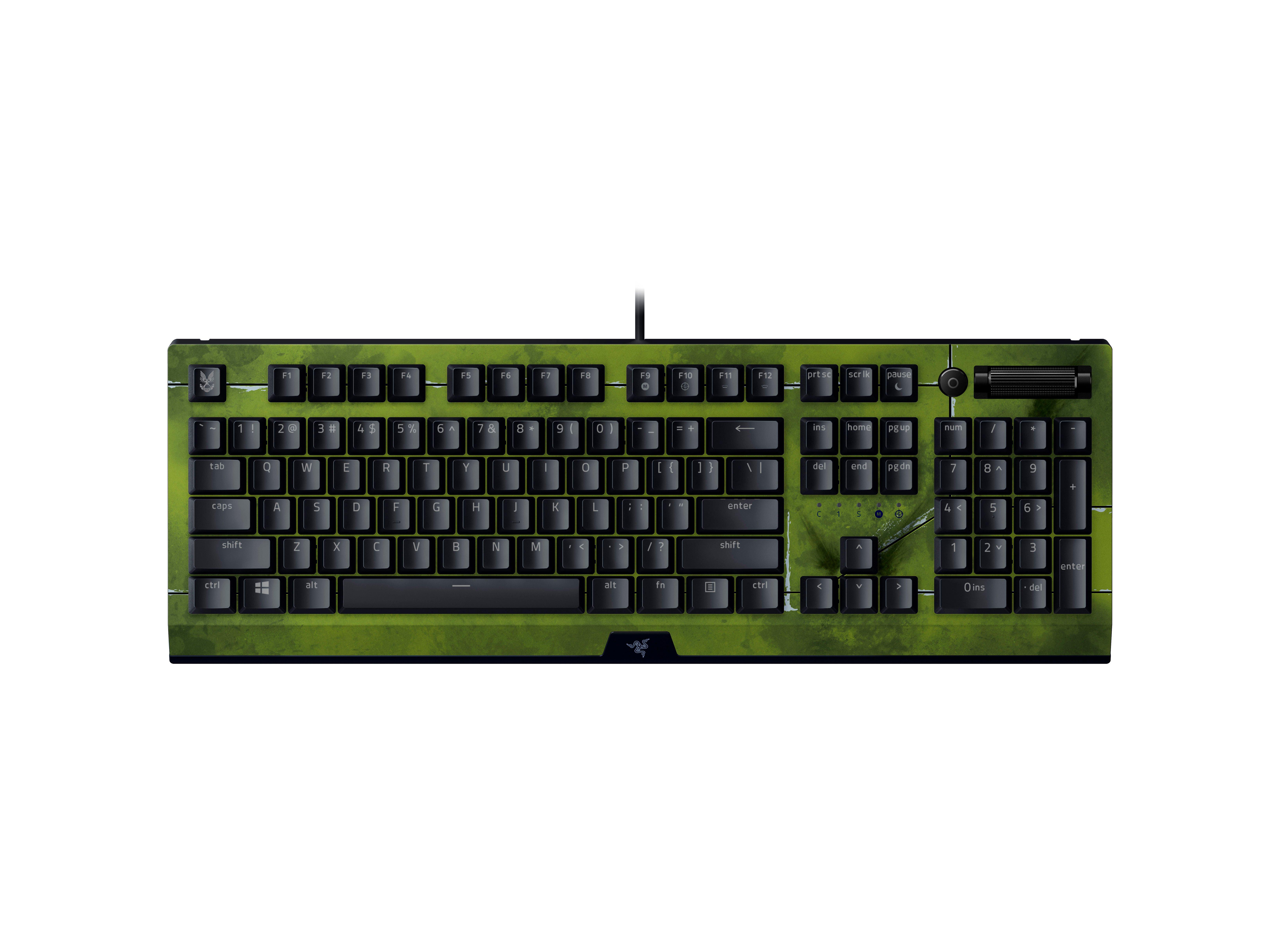 Razer BlackWidow V3 Green Switch Mechanical Gaming Keyboard - Halo Infinite Edition