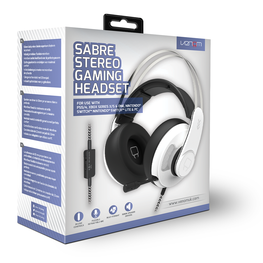 list item 4 of 5 Venom Sabre Universal Stereo Gaming Headset