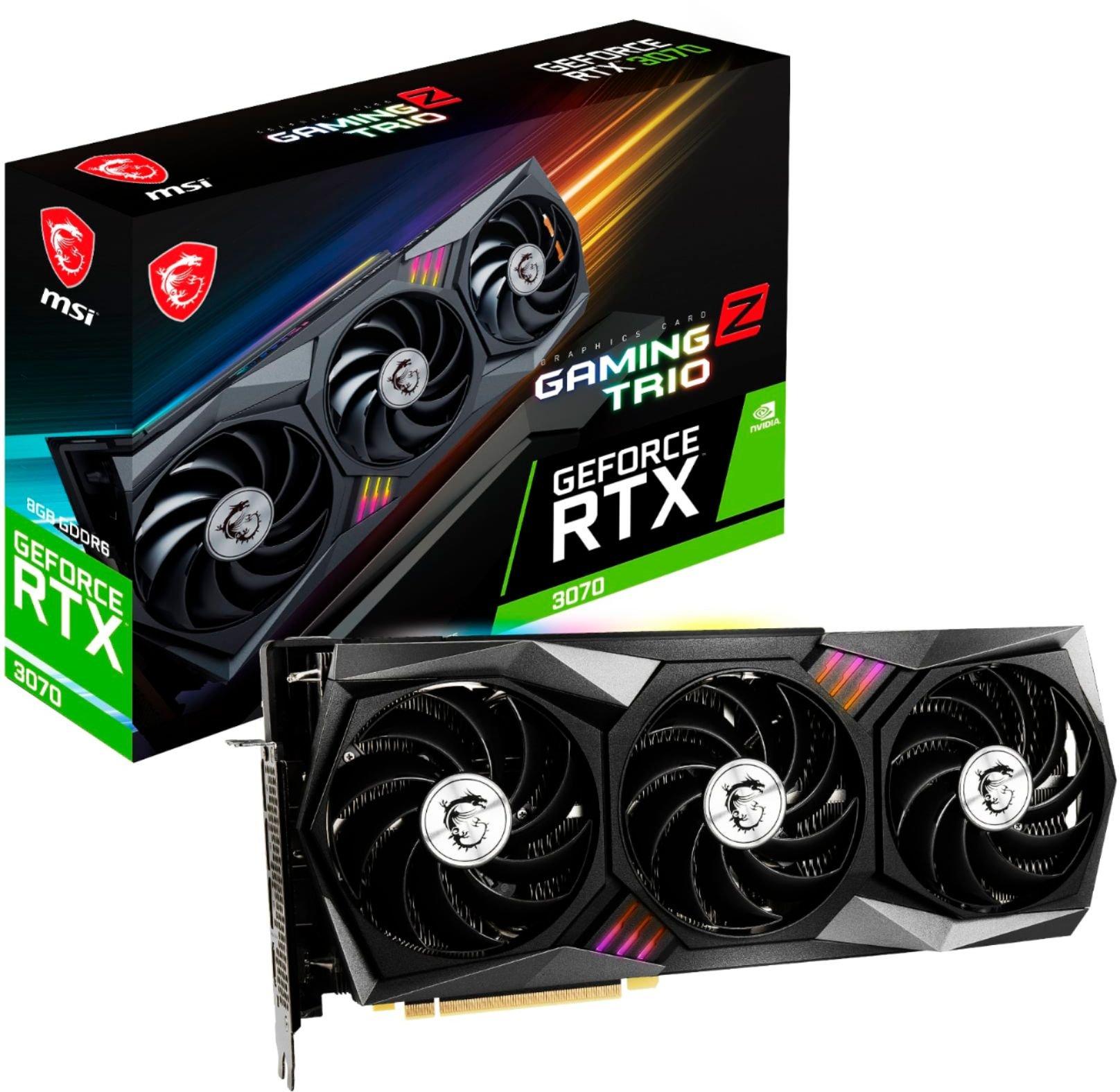 MSI GeForce RTX 3070 GAMING Z TRIO 8G LHR 8GB DGGR6 PCIe 4.0 Graphics Card