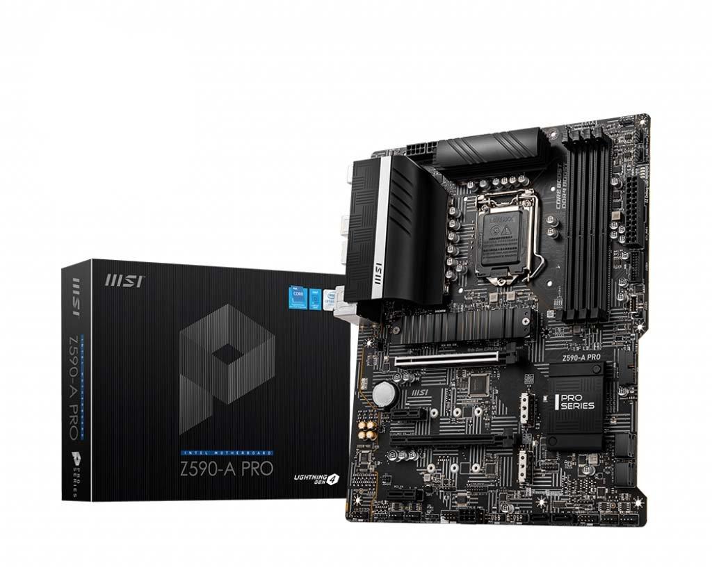 MSI Z590-A PRO LGA 1200 PCIe 4.0 ATX Intel Motherboard