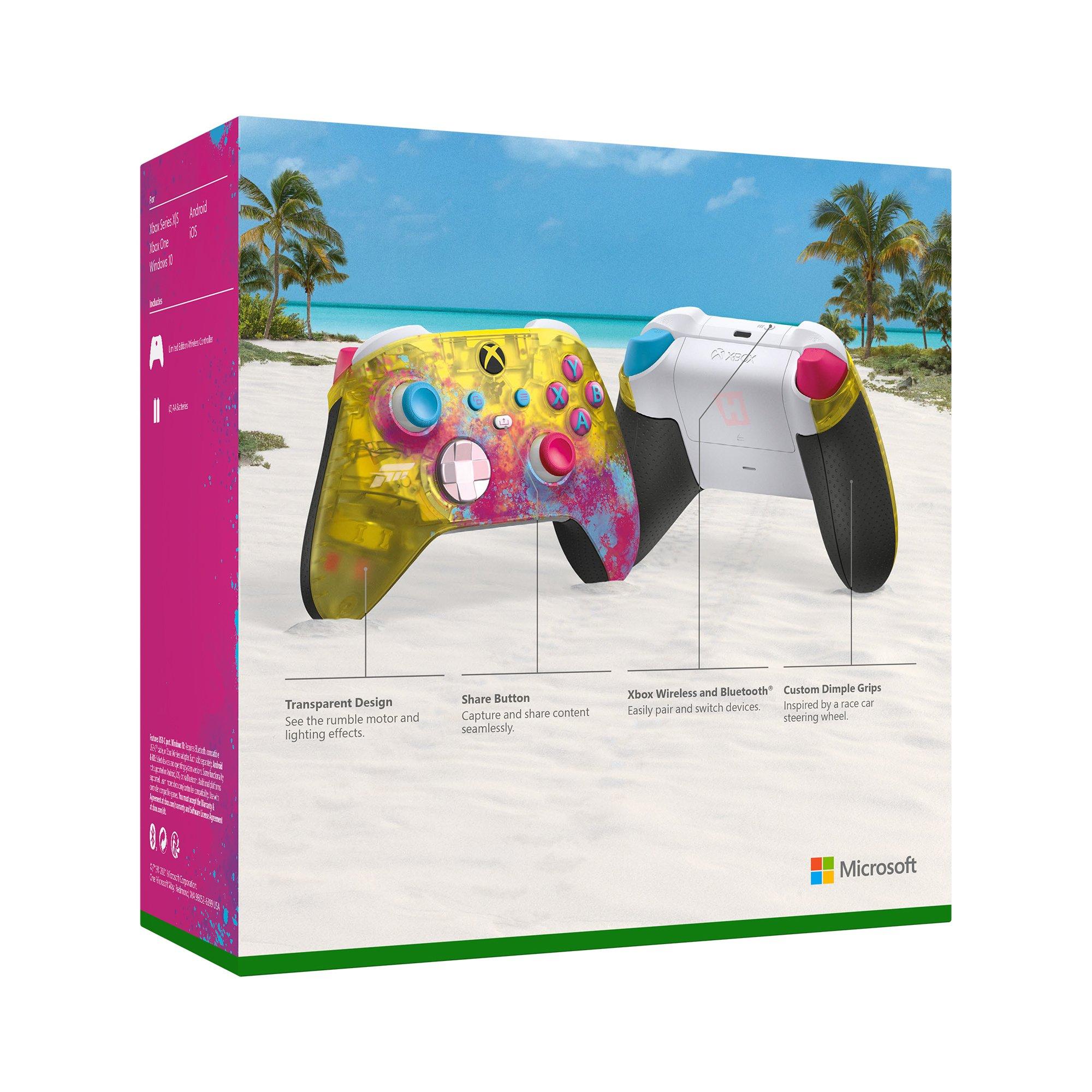  Xbox Wireless Controller Forza Horizon 5 Limited Edition - For  Xbox Series XS, Xbox One, Windows 10 PCs - Wireless & Bluetooth  Connectivity - Hybrid D-Pad & Share Buttons - Featuring