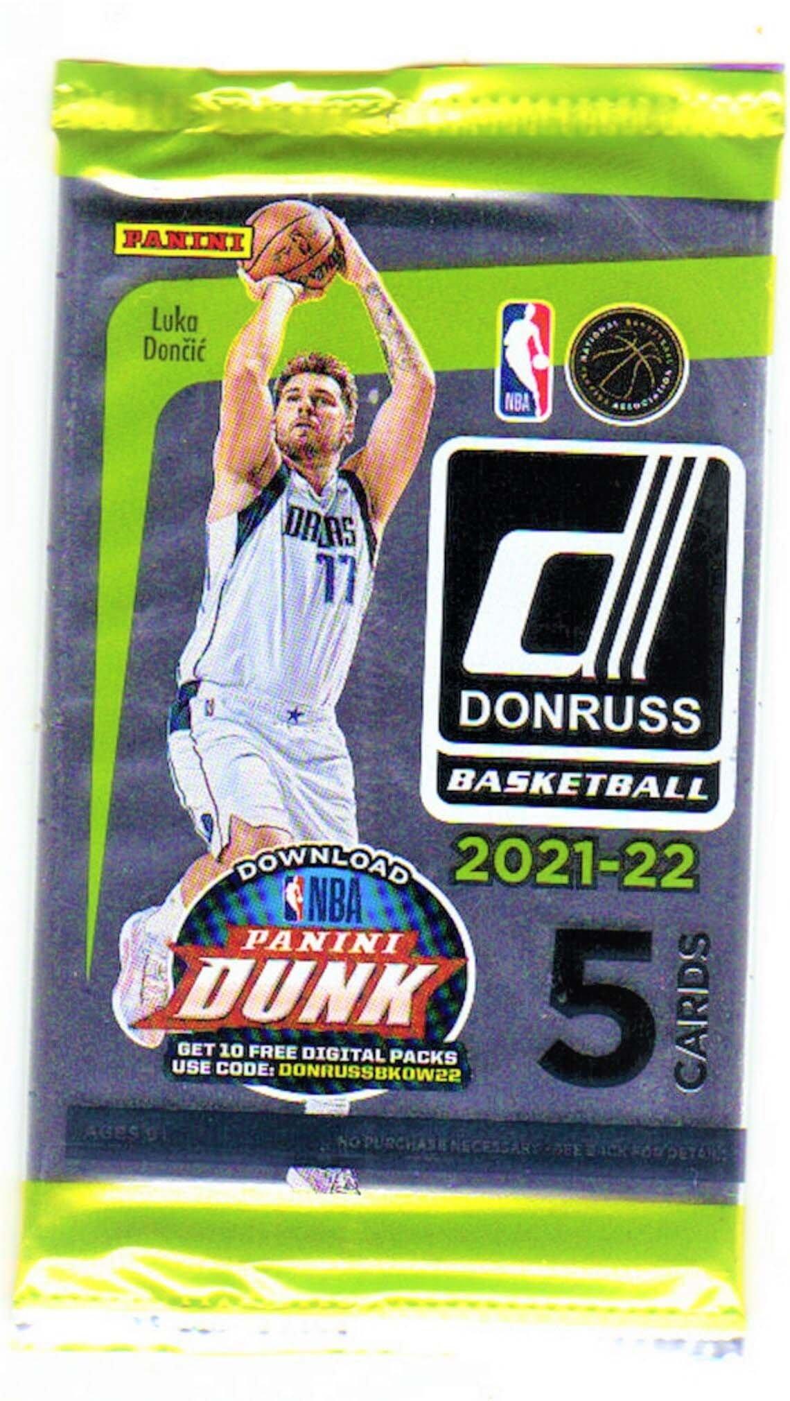 Panini Donruss Nba Basketball Cards Value Pack 21 22