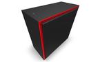 NZXT H710i Tempered Glass Mid-Tower Computer Case with RGB Matte Black/Red