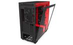NZXT H710i Tempered Glass Mid-Tower Computer Case with RGB Matte Black/Red