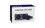 NZXT Kraken X53 RGB 240mm AER AIO CPU Liquid Cooler RLKRX53R1