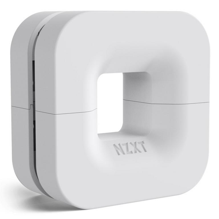 NZXT Puck Magnetic Cable Management and Headset Mount White