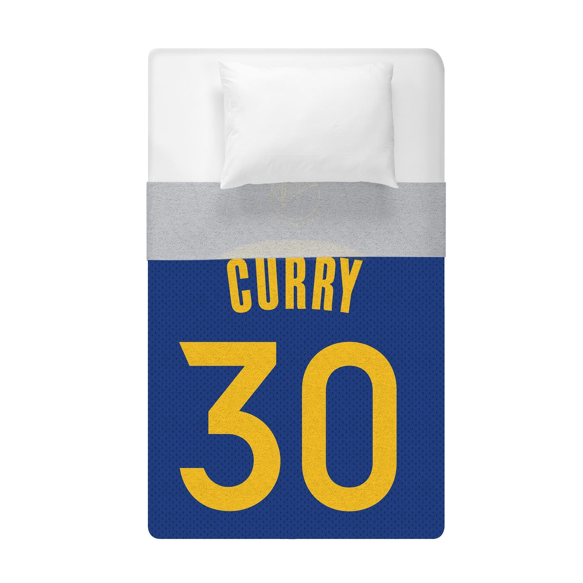 Sleep Squad NBA Golden State Warriors Stephen Curry SuperSoft Plush Blanket 60x80