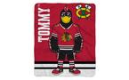 Sleep Squad NHL Chicago Blackhawks Tommyhawk SuperSoft Plush Blanket 60x80