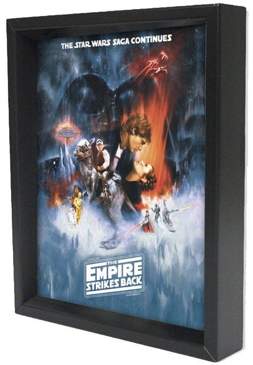 Star Wars: Empire Strikes Back 3D Shadow Box 9 x 11