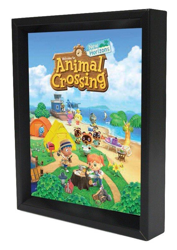 list item 1 of 1 Animal Crossing New Horizons 3D Shadow Box 9 x 11