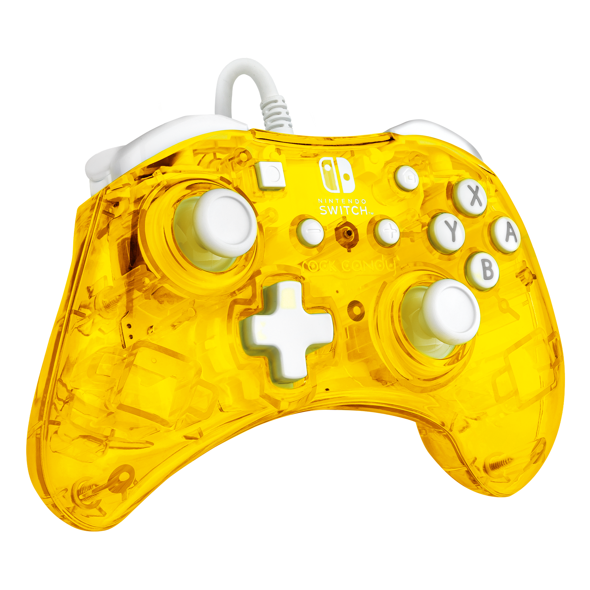 list item 3 of 7 PDP Rock Candy Wired Controller for Nintendo Switch - Pineapple Pop