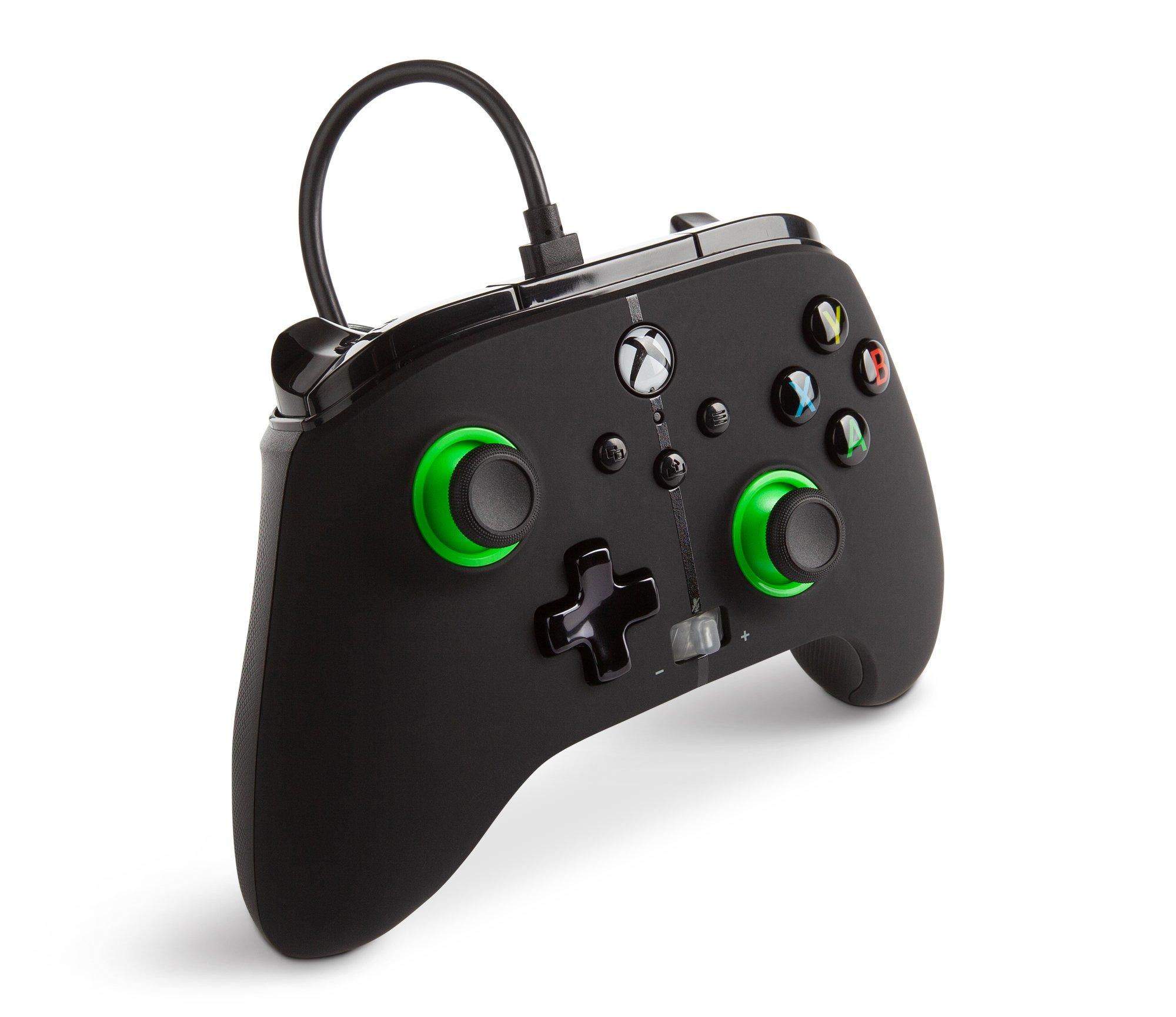 PowerA Enhanced Wired Controller for Xbox Series X/S - Green Hint