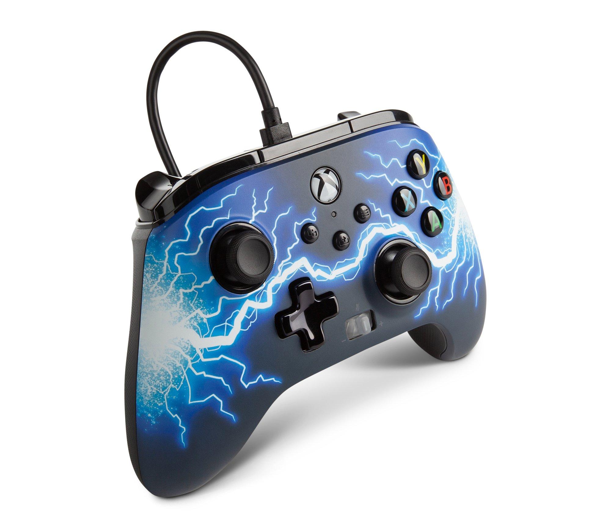 PowerA Wired Officially Licensed Controller For Xbox One, S, Xbox One X &  Windows 10 - Black