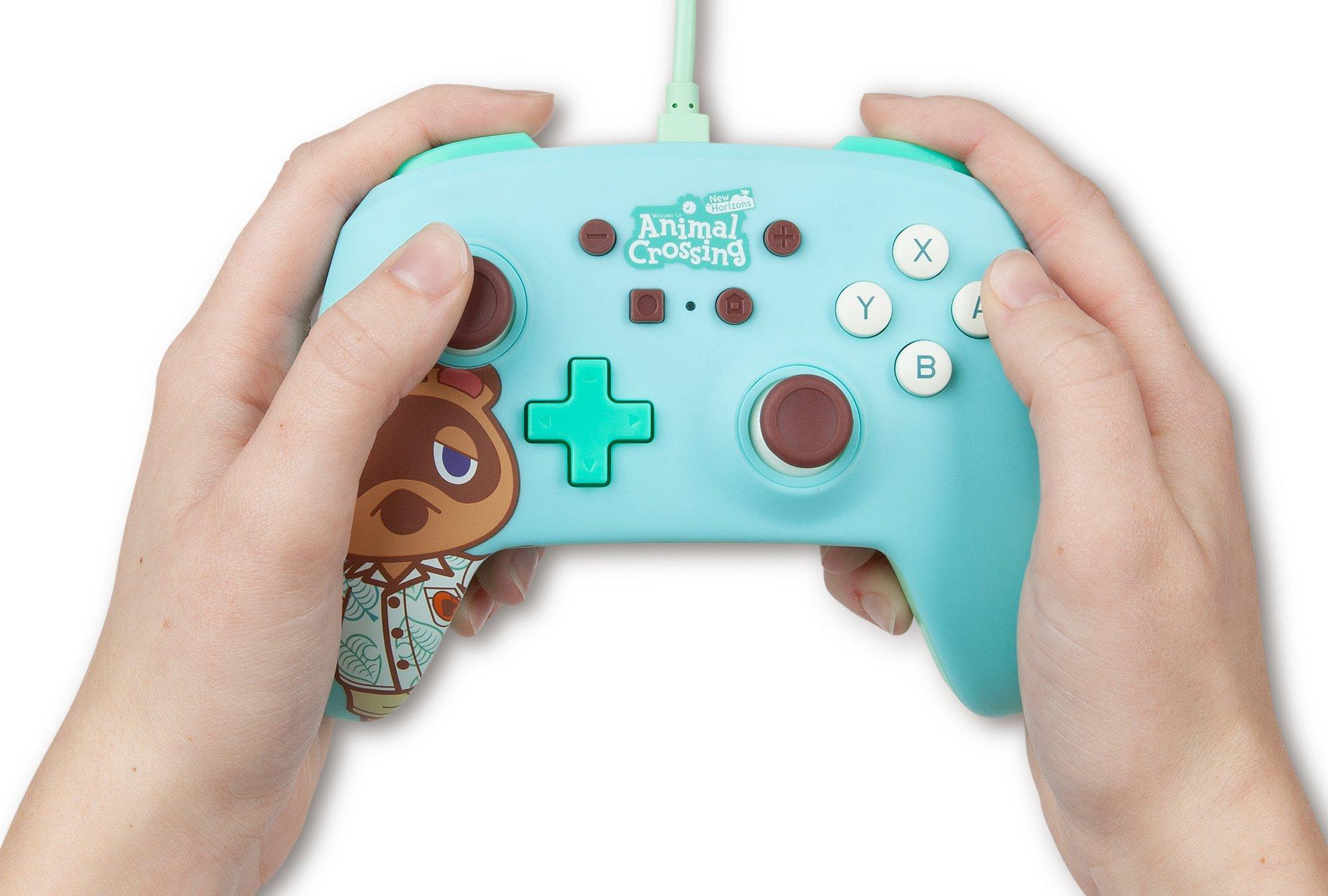 PowerA Enhanced Wired Controller for Nintendo Switch - Animal Crossing