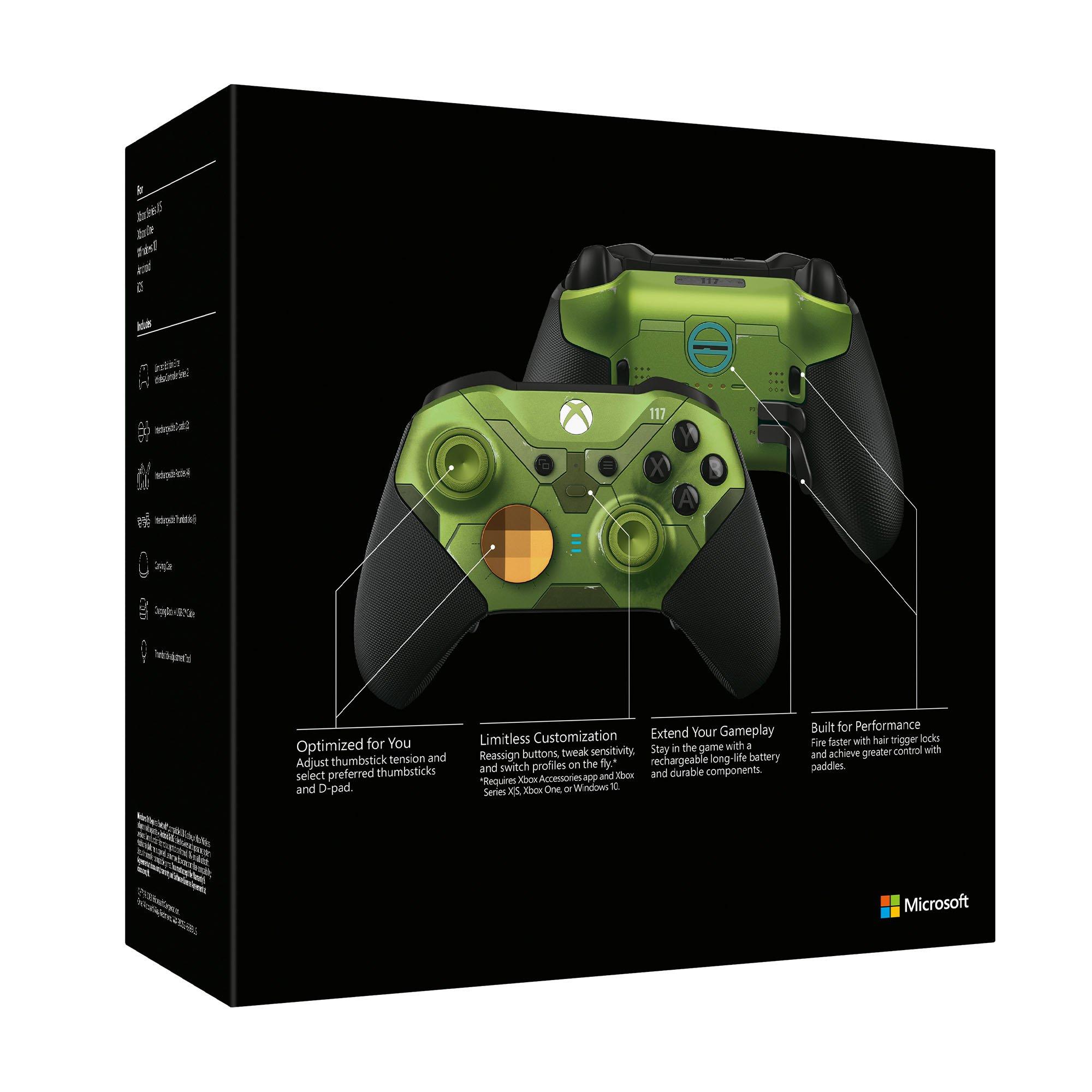 Microsoft Xbox Elite Series 2 Wireless Controller for Xbox Series X Halo  Infinite  GameStop