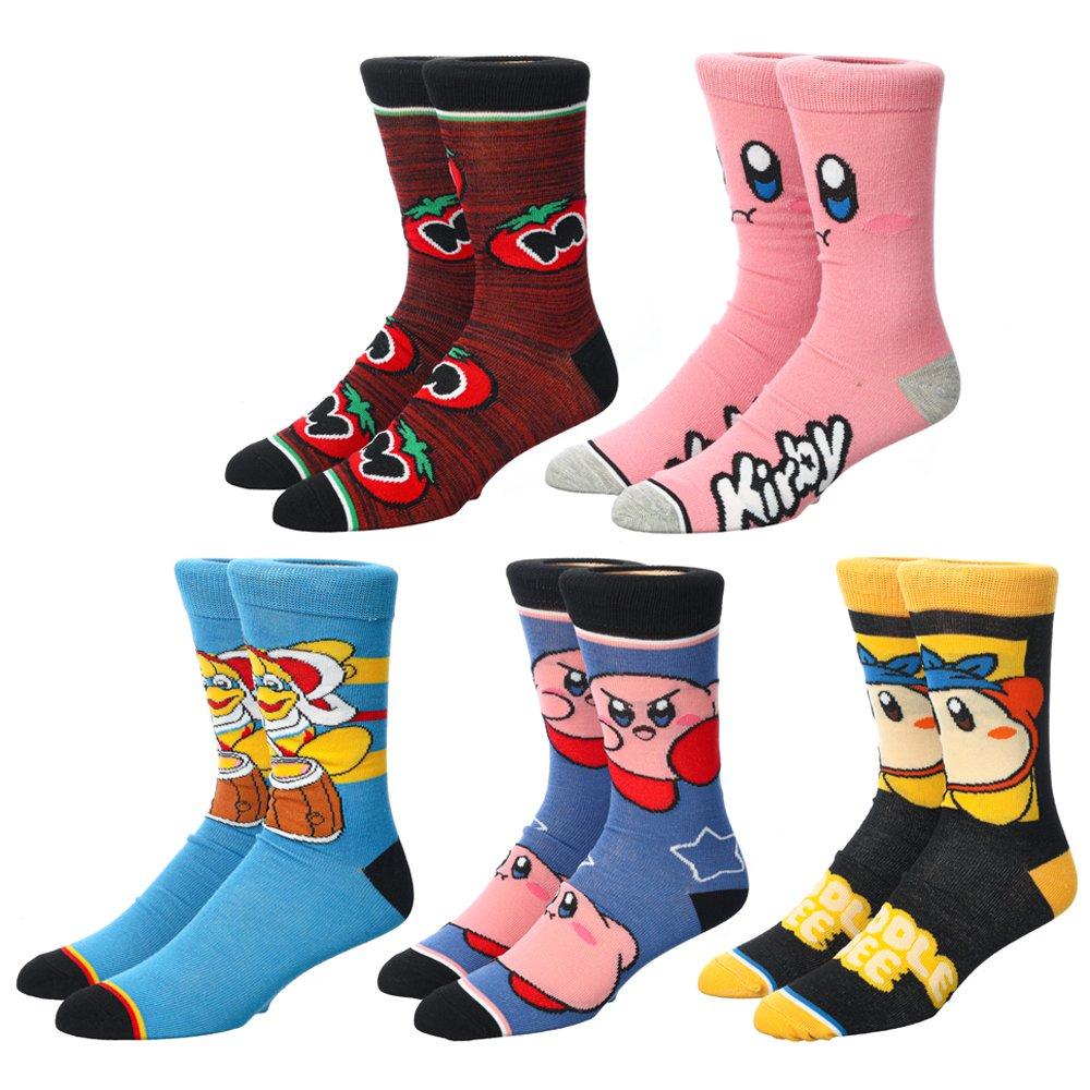 Kirby Characters Crew Socks 5 Pack