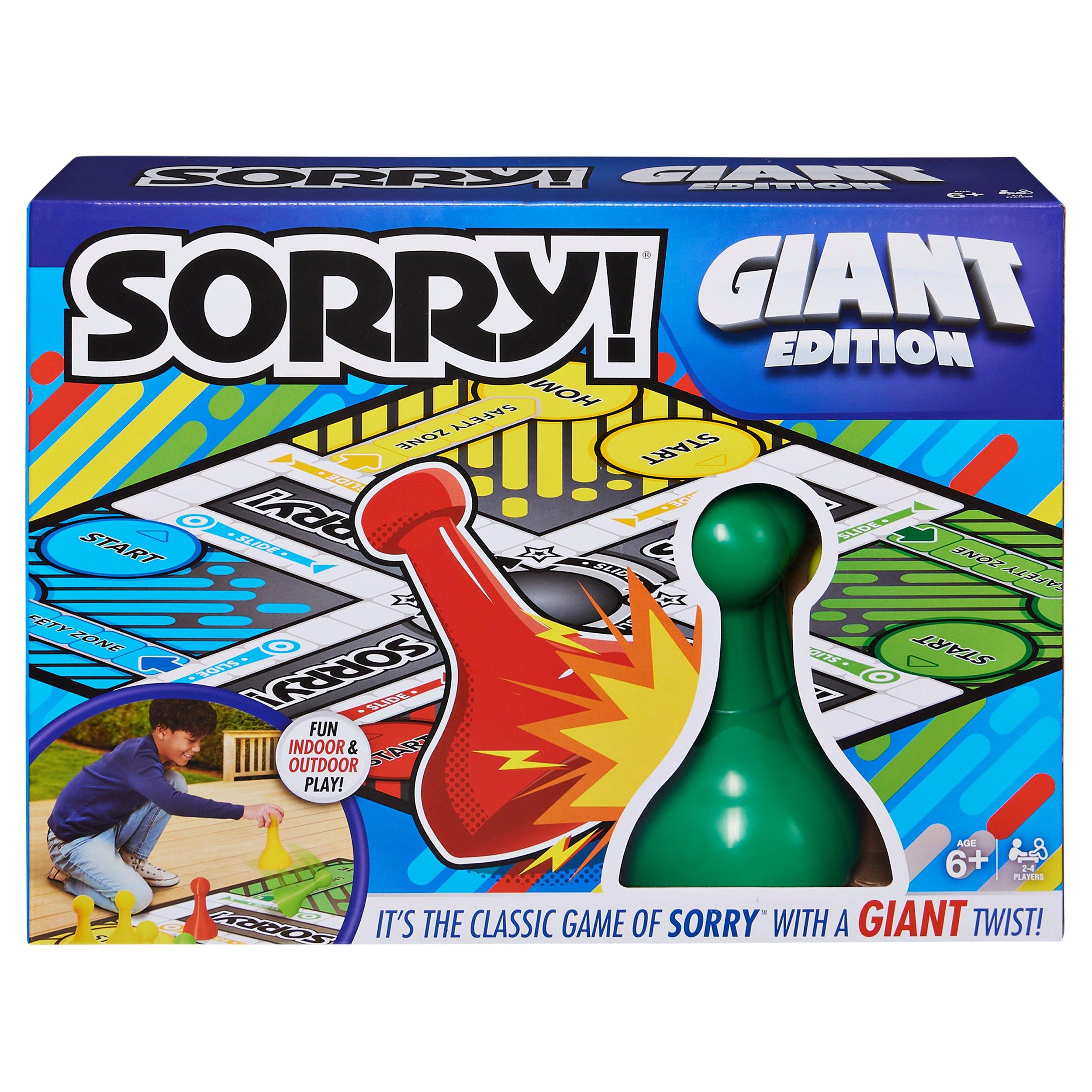 Spin Master Sorry Board Game Giant Edition Gamestop