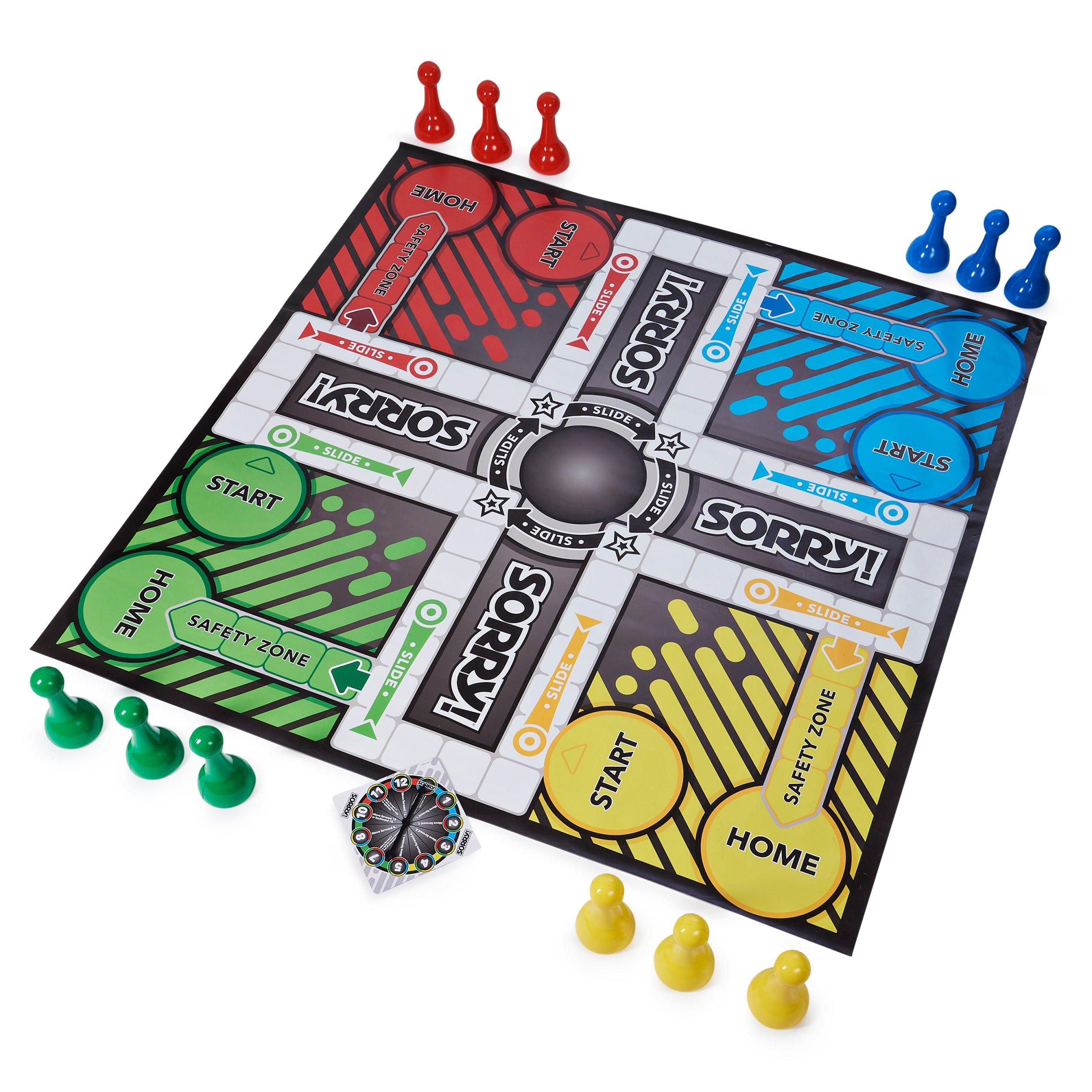 Spin Master Sorry Board Game Giant Edition Gamestop