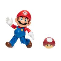 list item 3 of 5 Jakks Pacific Nintendo Super Mario with Super Mushroom 4-in Action Figure