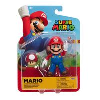 list item 4 of 5 Jakks Pacific Nintendo Super Mario with Super Mushroom 4-in Action Figure