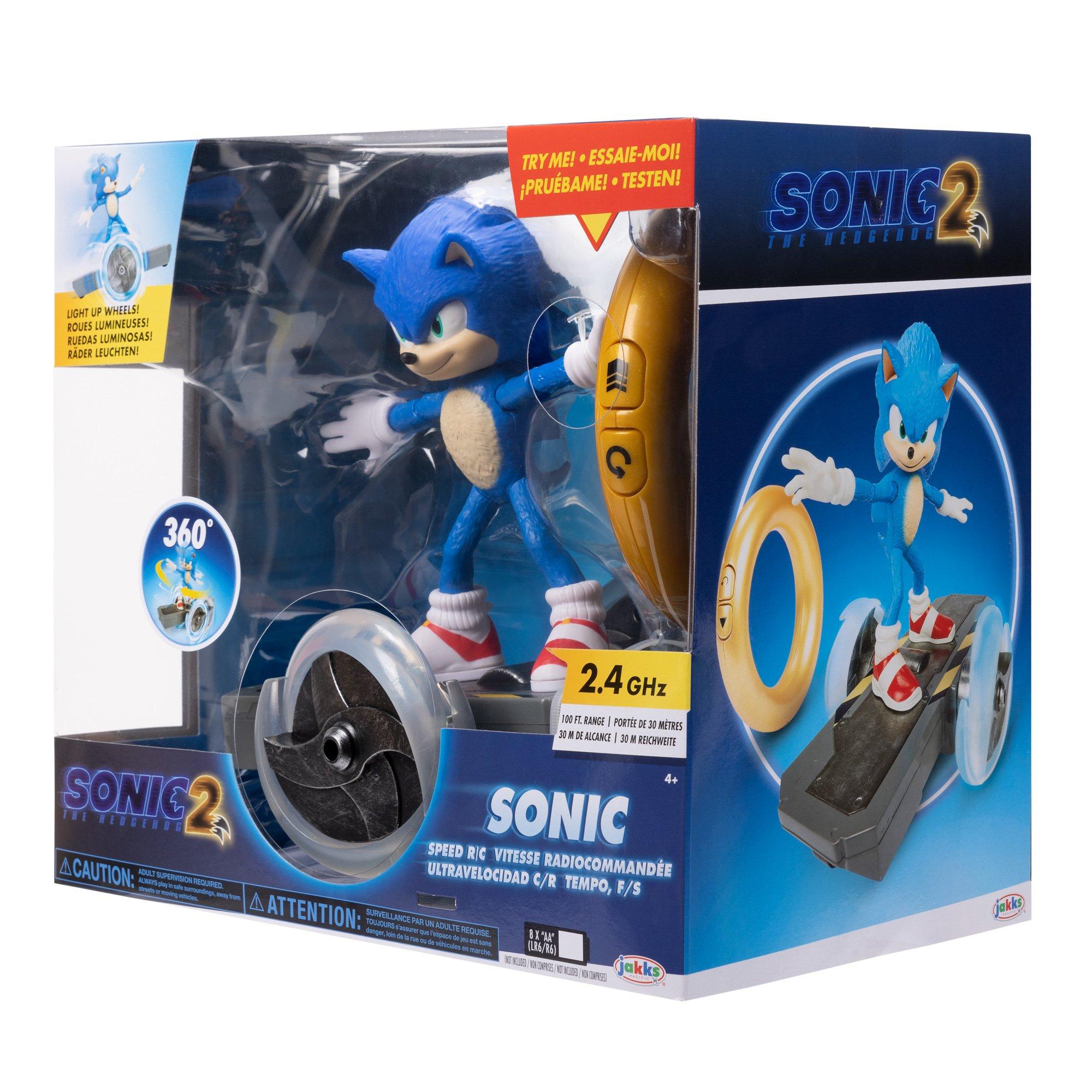 Sonic the Hedgehog movie 2 Action Figure Sonic Speed R/C Toy Set New