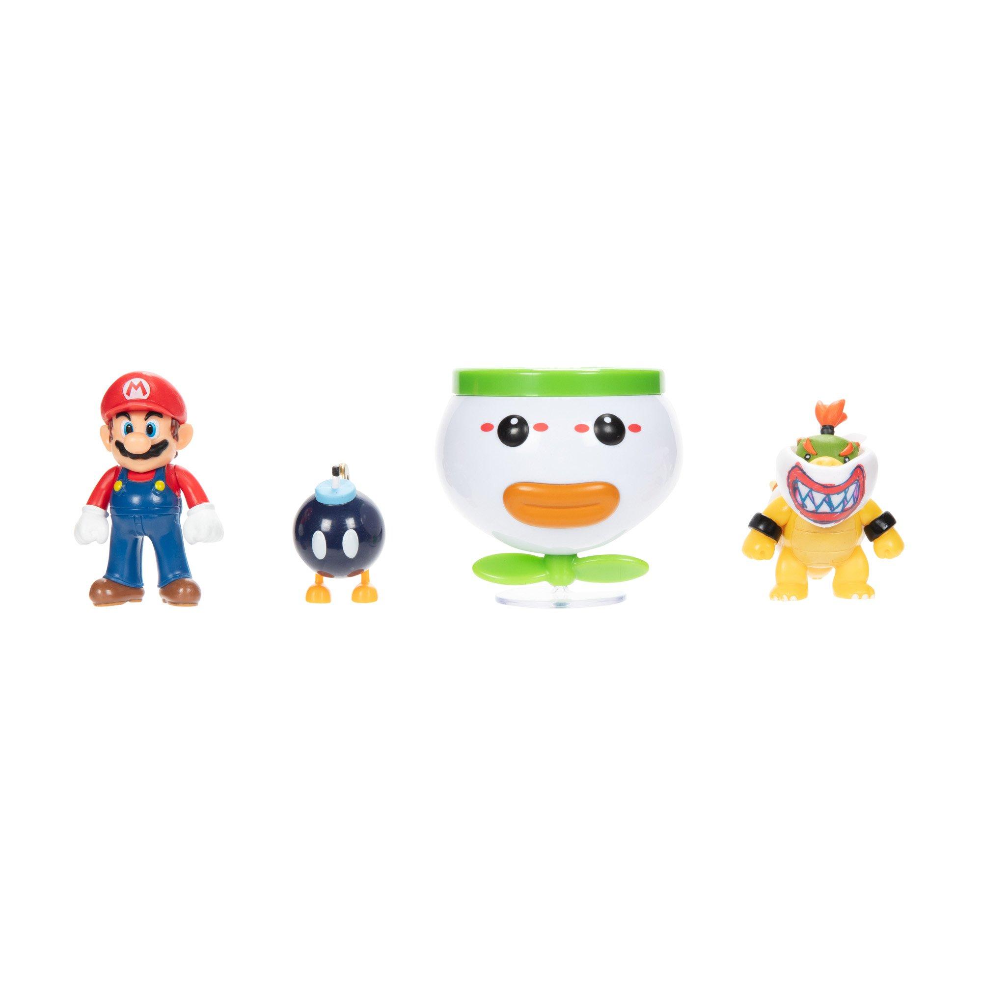 Bowser Jr w/ Bob-Omb 4-inch Articulated Figure - JAKKS Pacific, Inc.