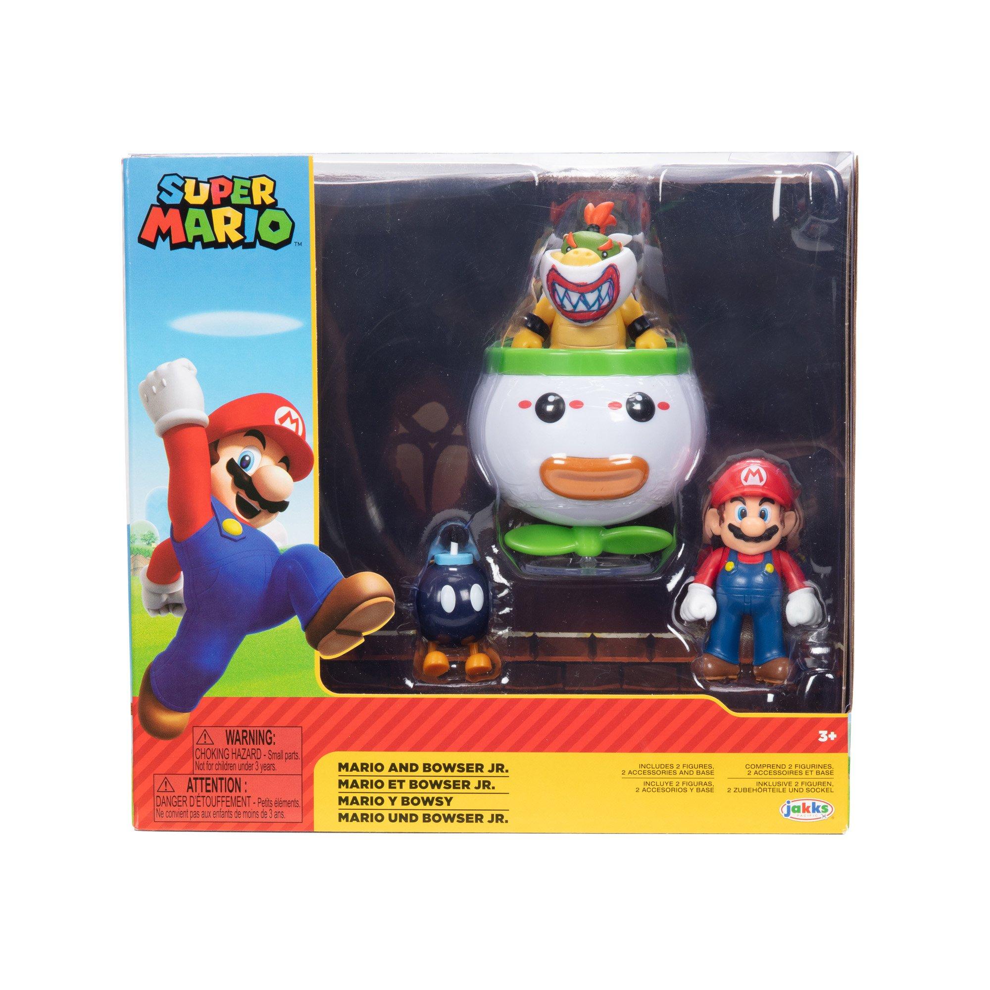 Nintendo Jakks Pacific Super Mario Brothers Super Mario & Bowser