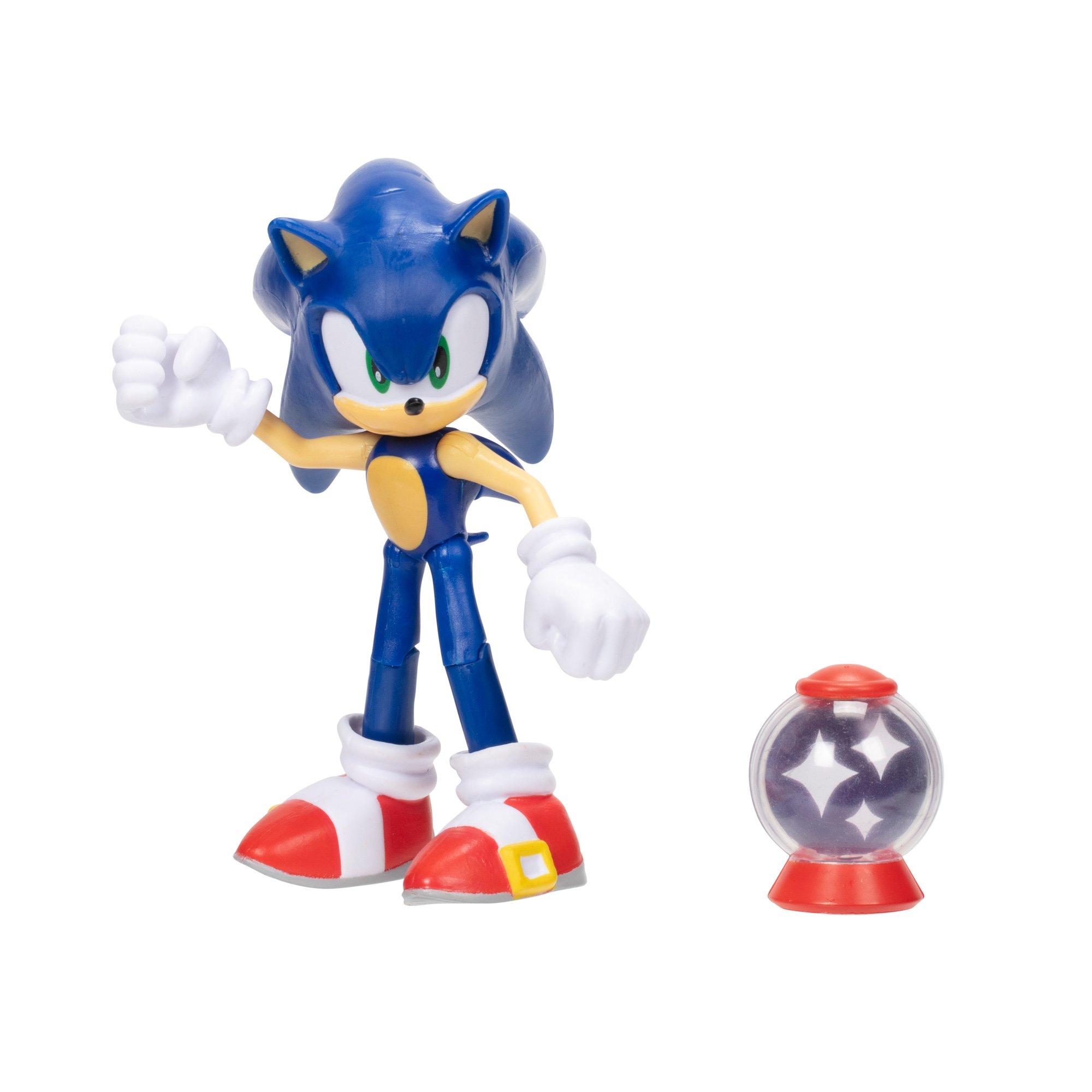 list item 1 of 5 Jakks Pacific Sonic the Hedgehog with Invincible Item Box 4-in Action Figure