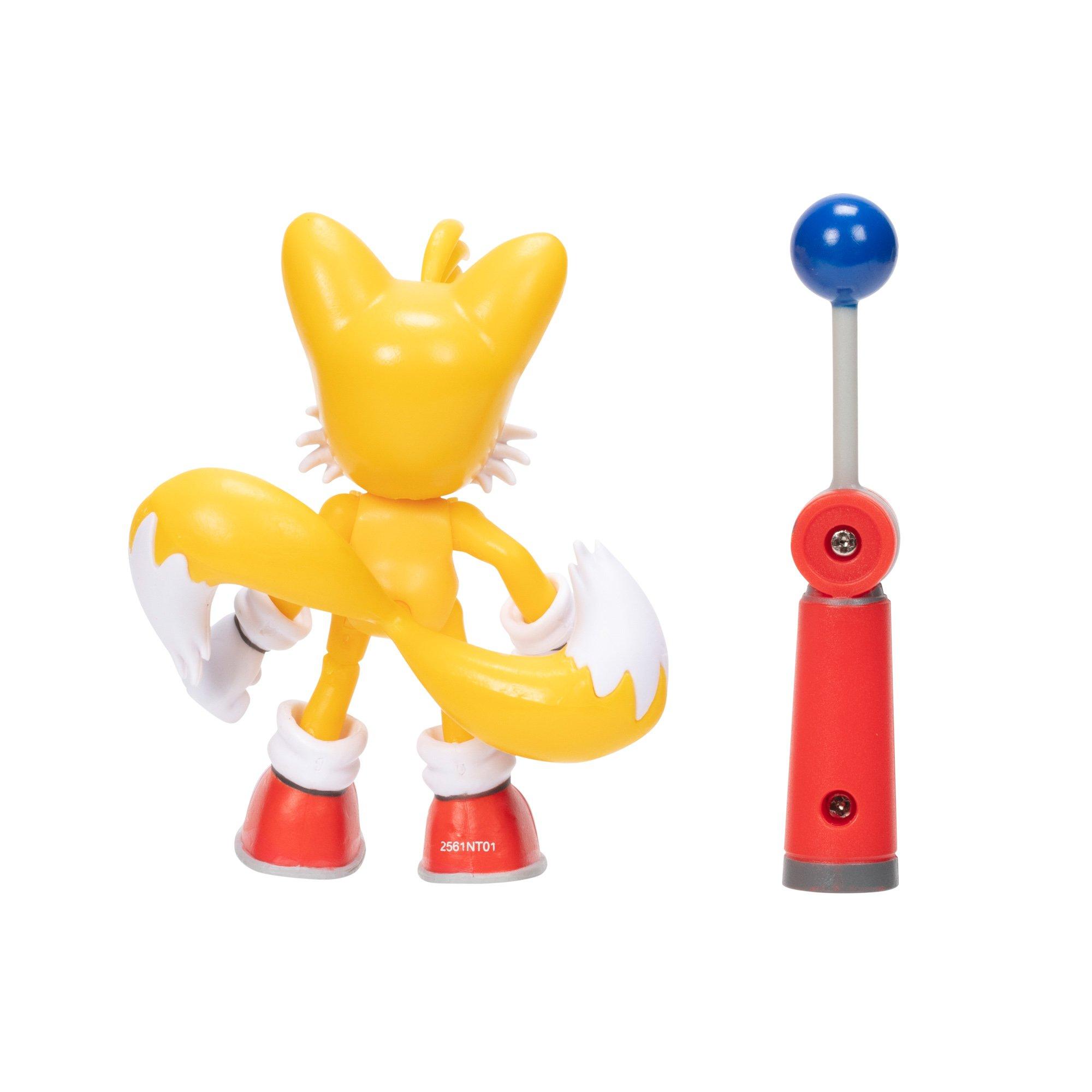 Jakks Pacific Sonic the Hedgehog Tails with Checkpoint 4-in Action Figure