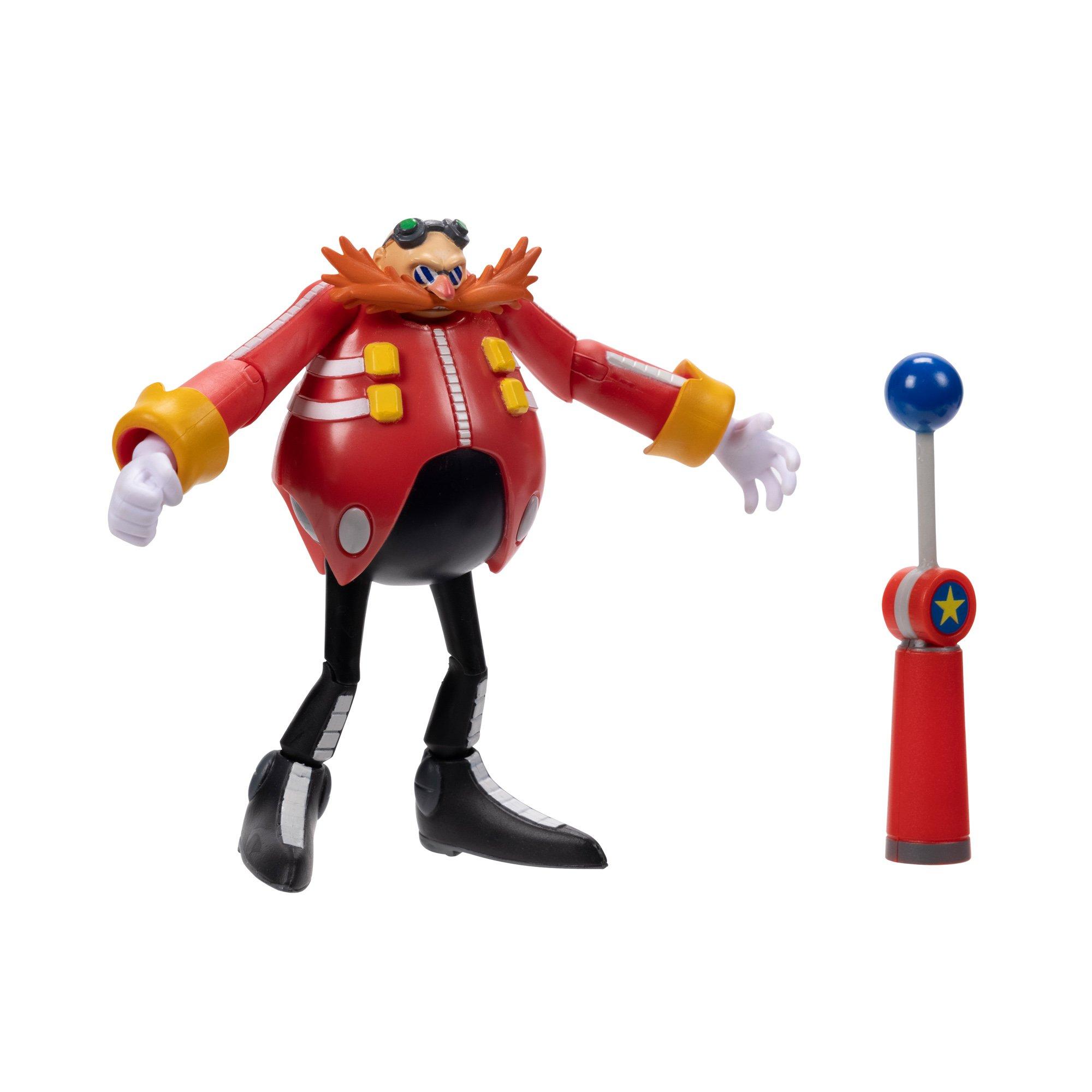 list item 2 of 5 Jakks Pacific Sonic the Hedgehog Dr. Eggman with Fast Shoe Item Box 4-in Action Figure