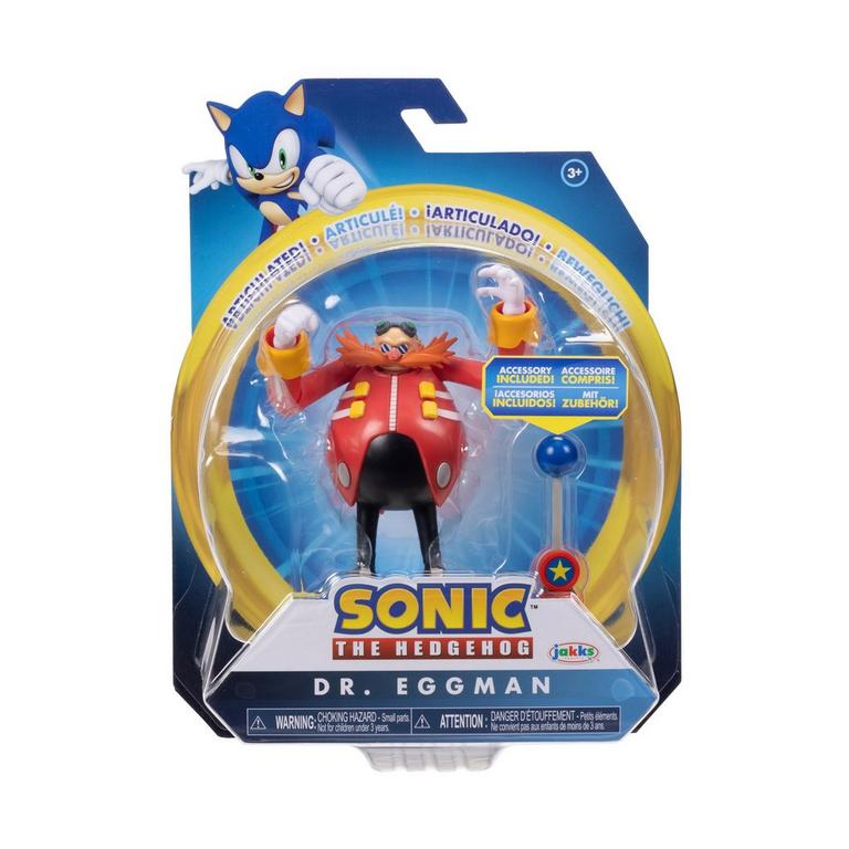 4 X Jakks Pacific Sonic The Hedgehog 4" Action Figures Set Mighty Dr Eggman for sale online 