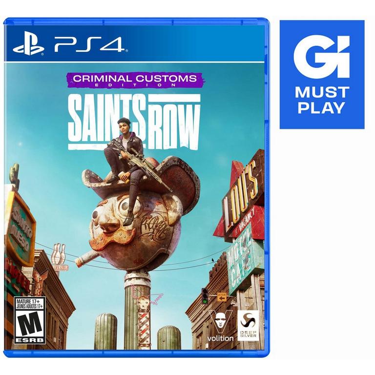 Saints Criminal Custom Edition GameStop Exclusive PS4 GameStop