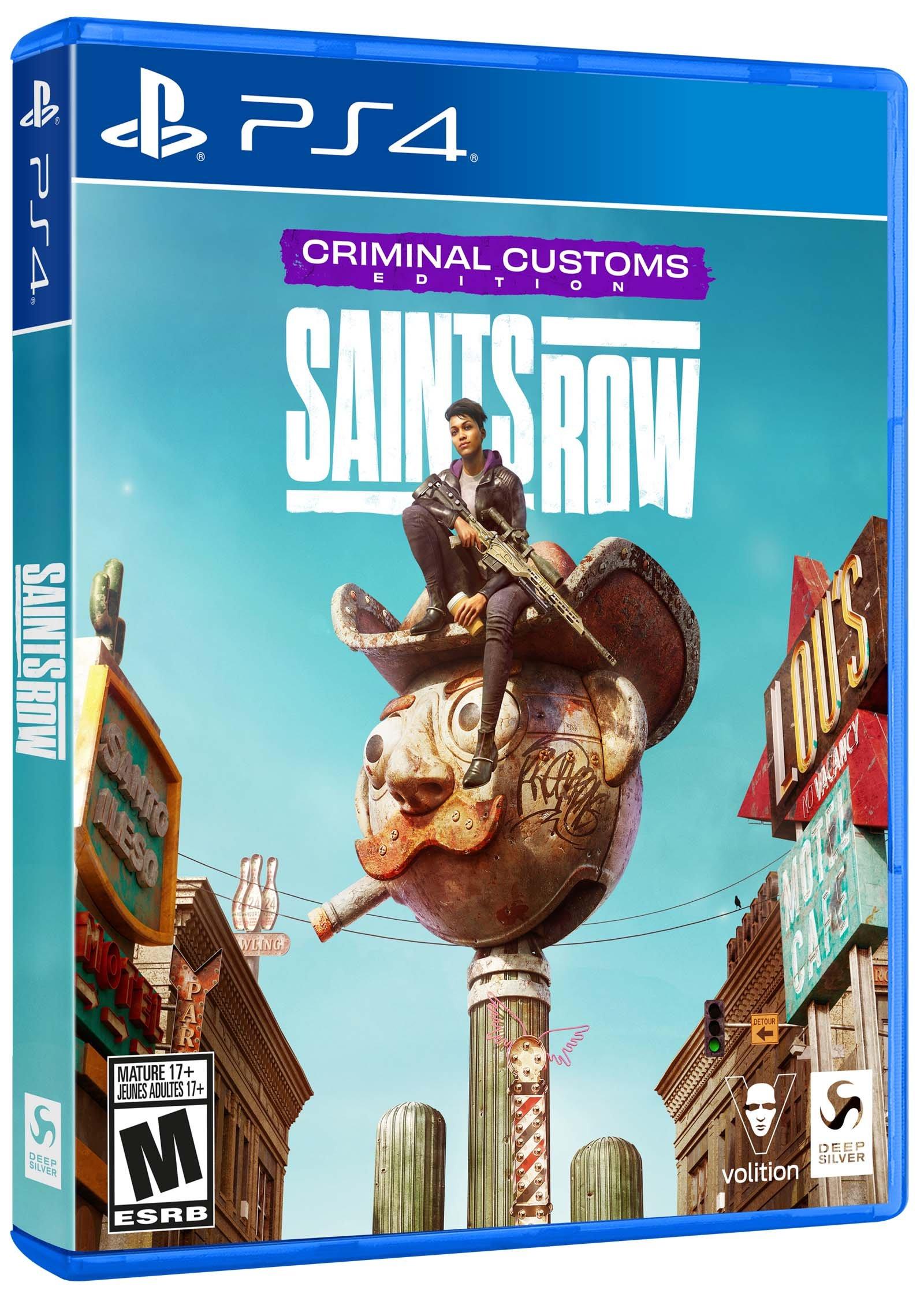 Saints Row Criminal Custom Edition GameStop Exclusive PlayStation 4