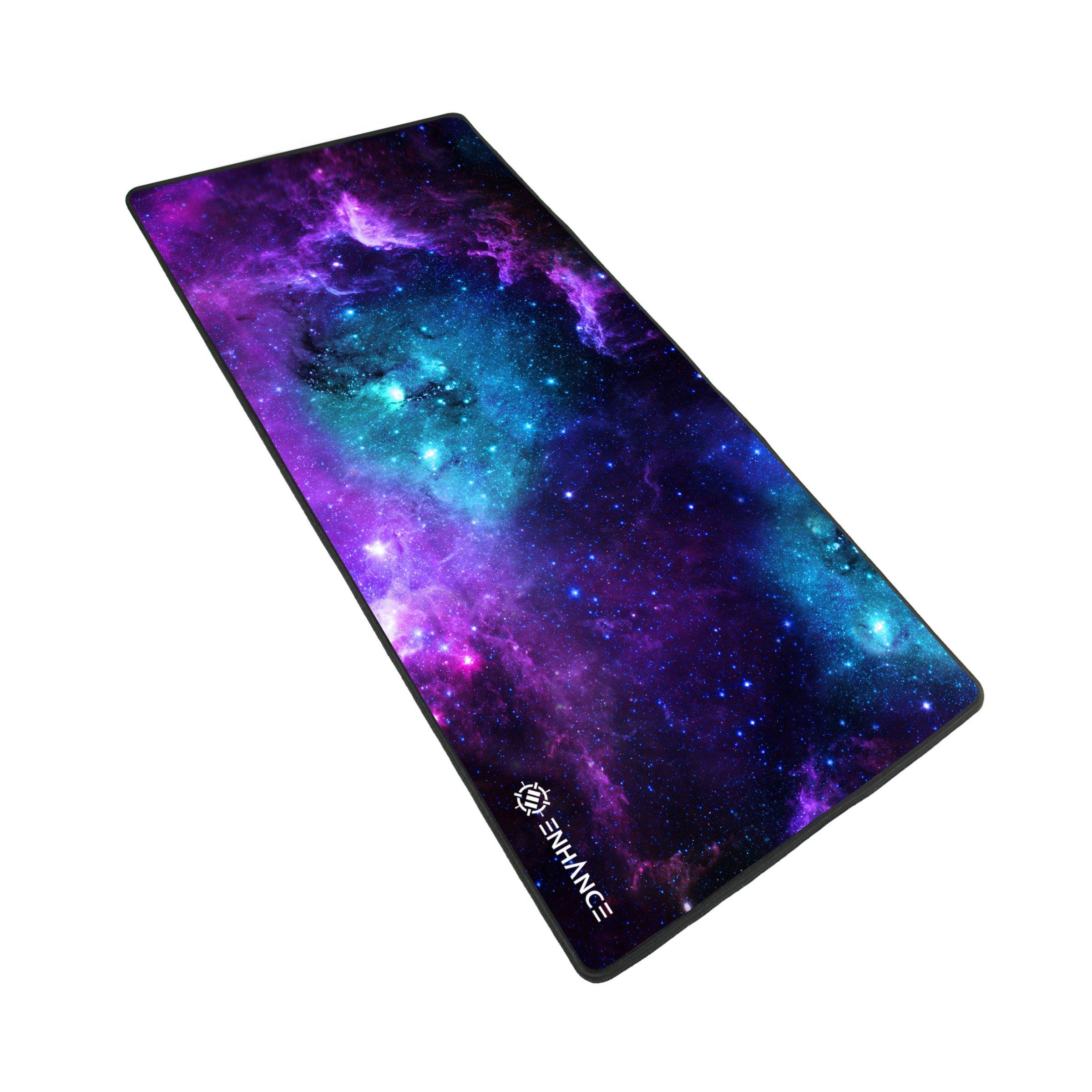 ENHANCE Pathogen XXL Extended Gaming Mouse Pad Galaxy
