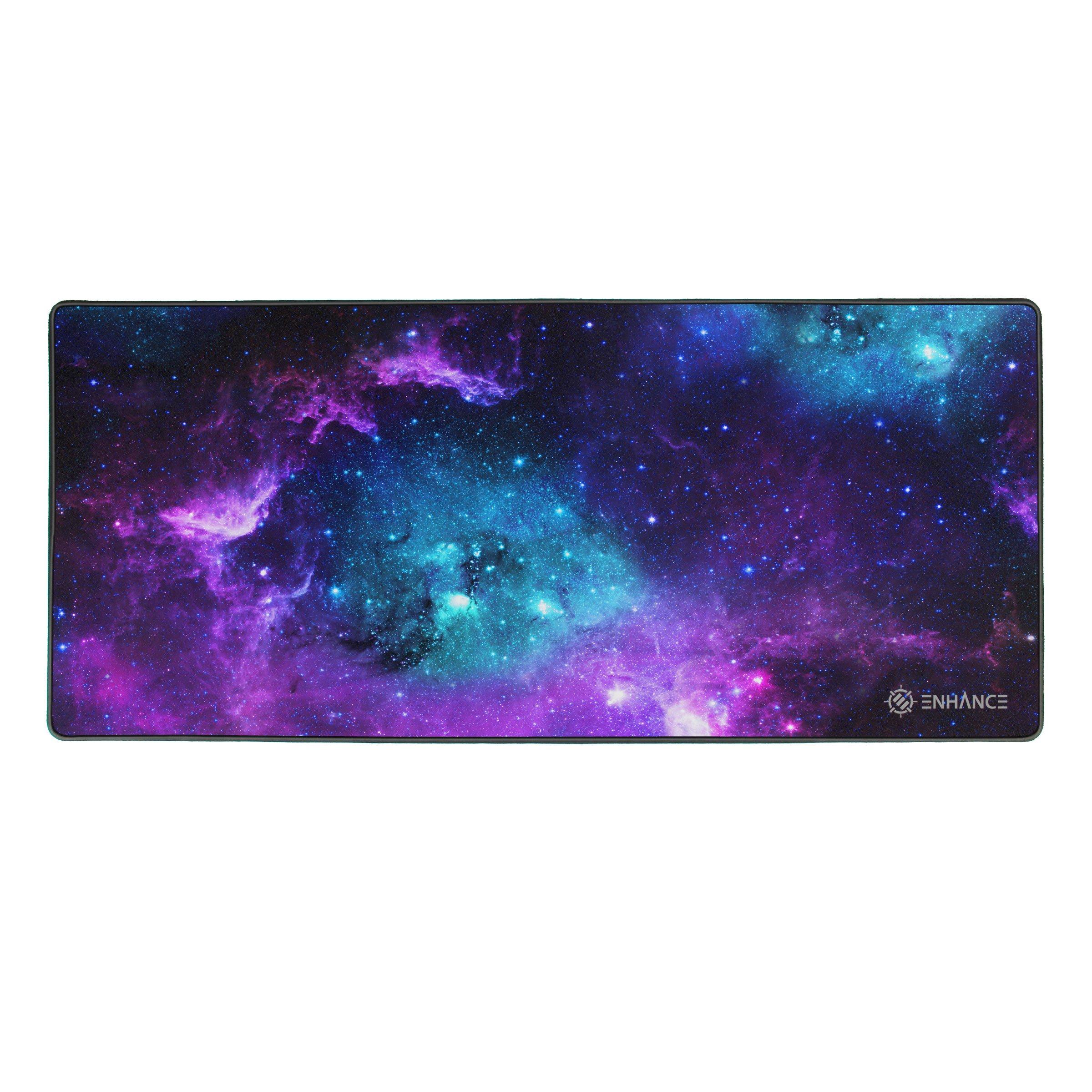 ENHANCE Pathogen XXL Extended Gaming Mouse Pad Galaxy