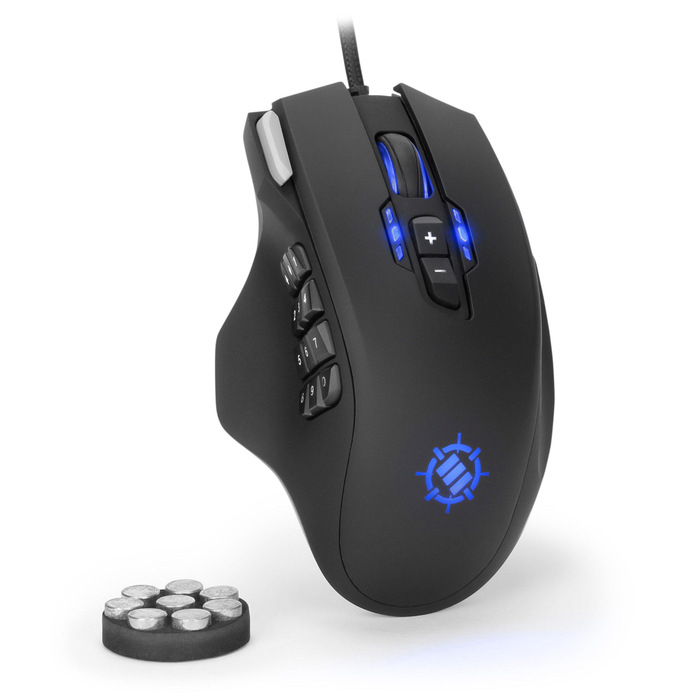 ENHANCE Theorem 2 Pro MMO Wired Gaming Mouse GameStop