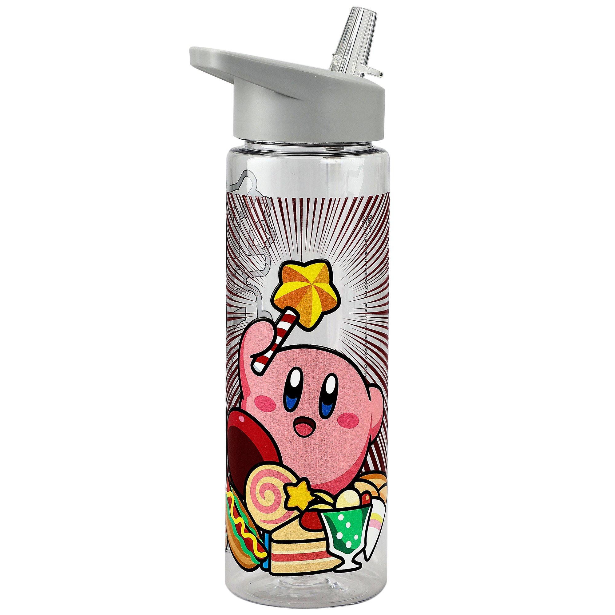 list item 1 of 6 Nintendo Kirby Pink Puff Plastic 24oz Water Bottle