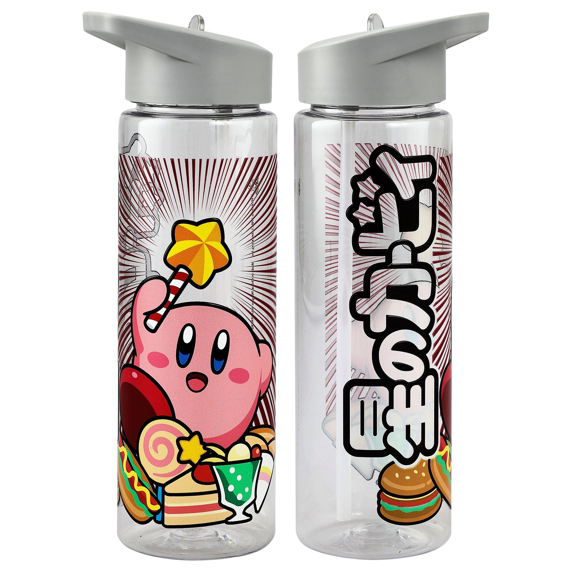 list item 3 of 6 Nintendo Kirby Pink Puff Plastic 24oz Water Bottle