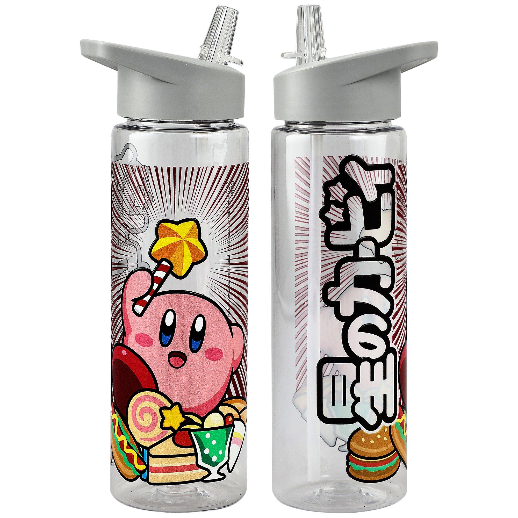 list item 4 of 6 Nintendo Kirby Pink Puff Plastic 24oz Water Bottle