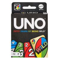 list item 1 of 2 Mattel UNO 50th Anniversary Card Game