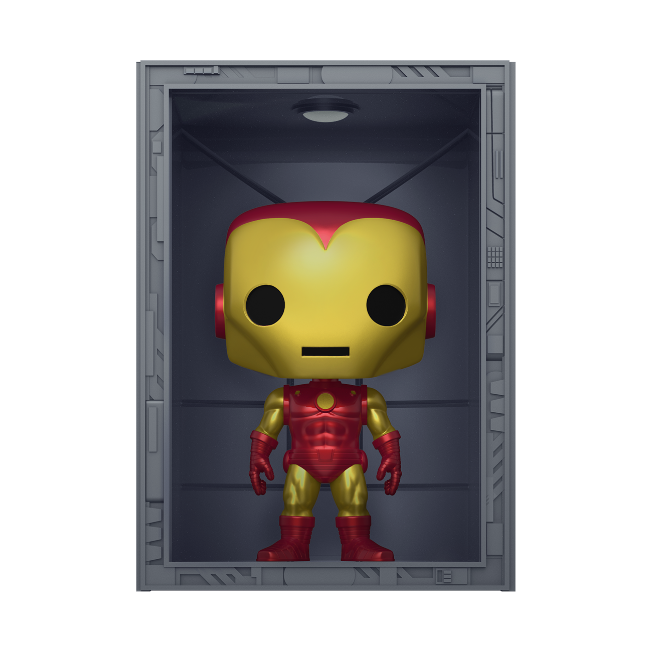 Funko POP Deluxe: Hall of Armor: Iron Man Model 4 Bobblehead Vinyl Figure |  GameStop