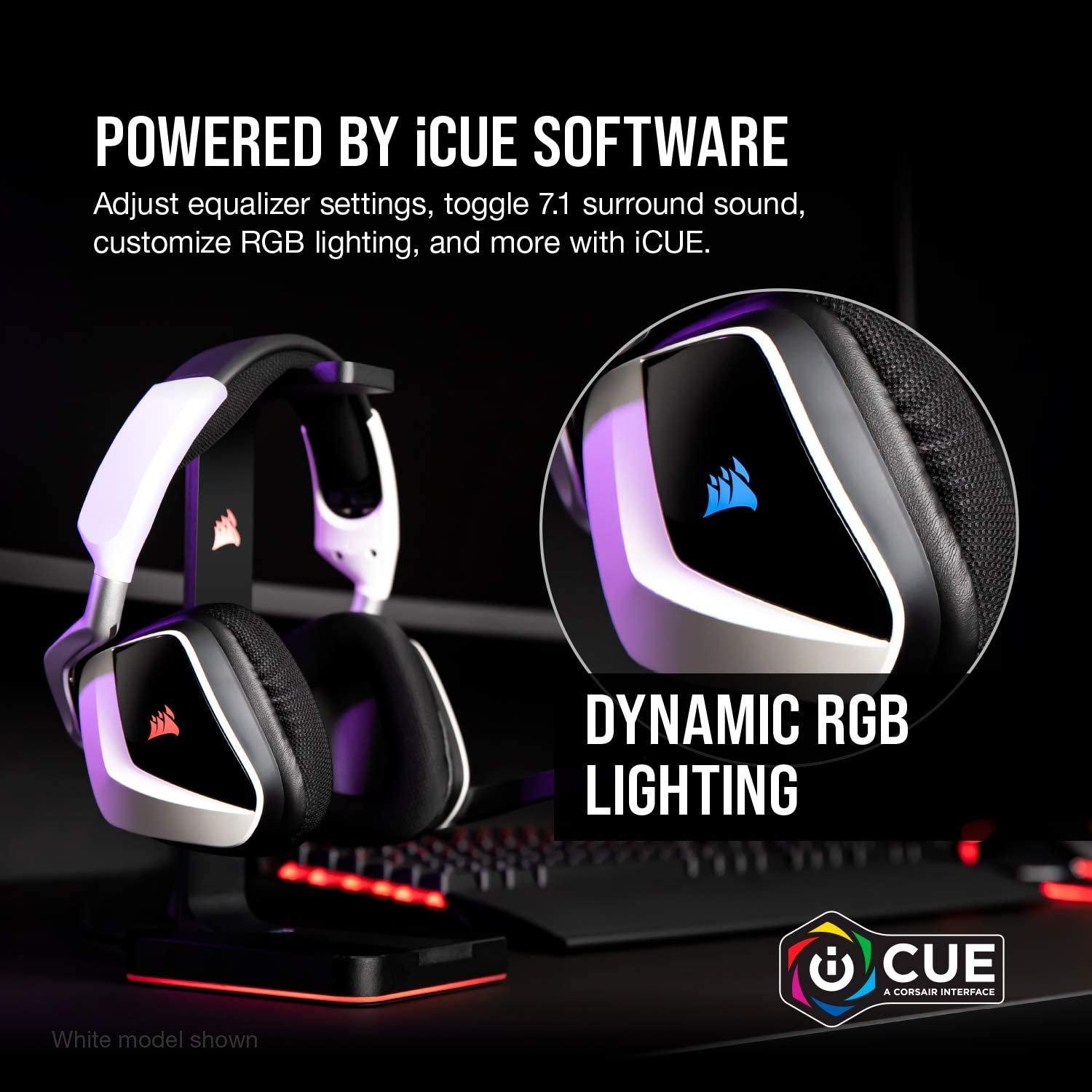 CORSAIR VOID RGB ELITE Wireless Gaming Headset with 7.1 Surround