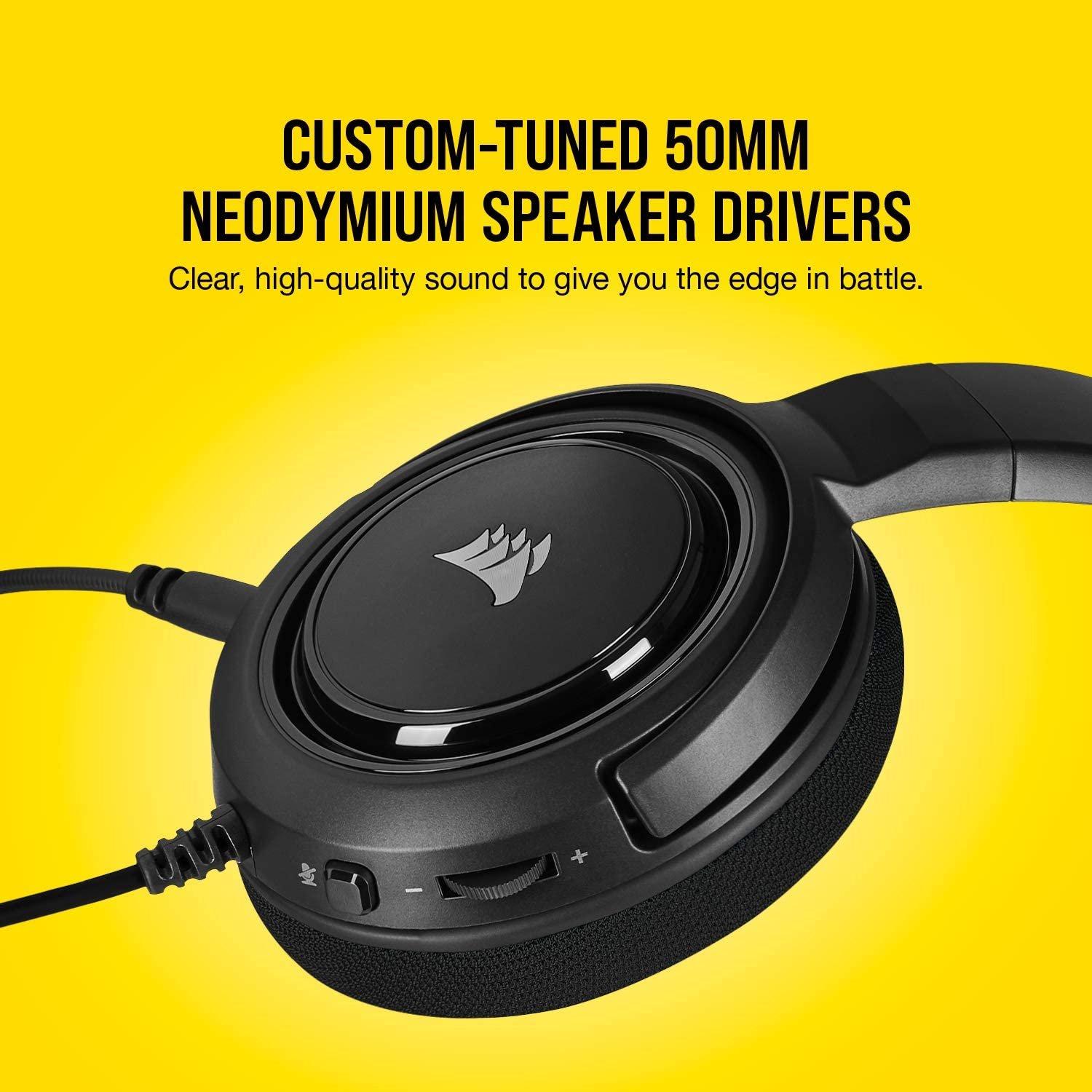 CORSAIR HS45 SURROUND Universal Wired Gaming Headset GameStop