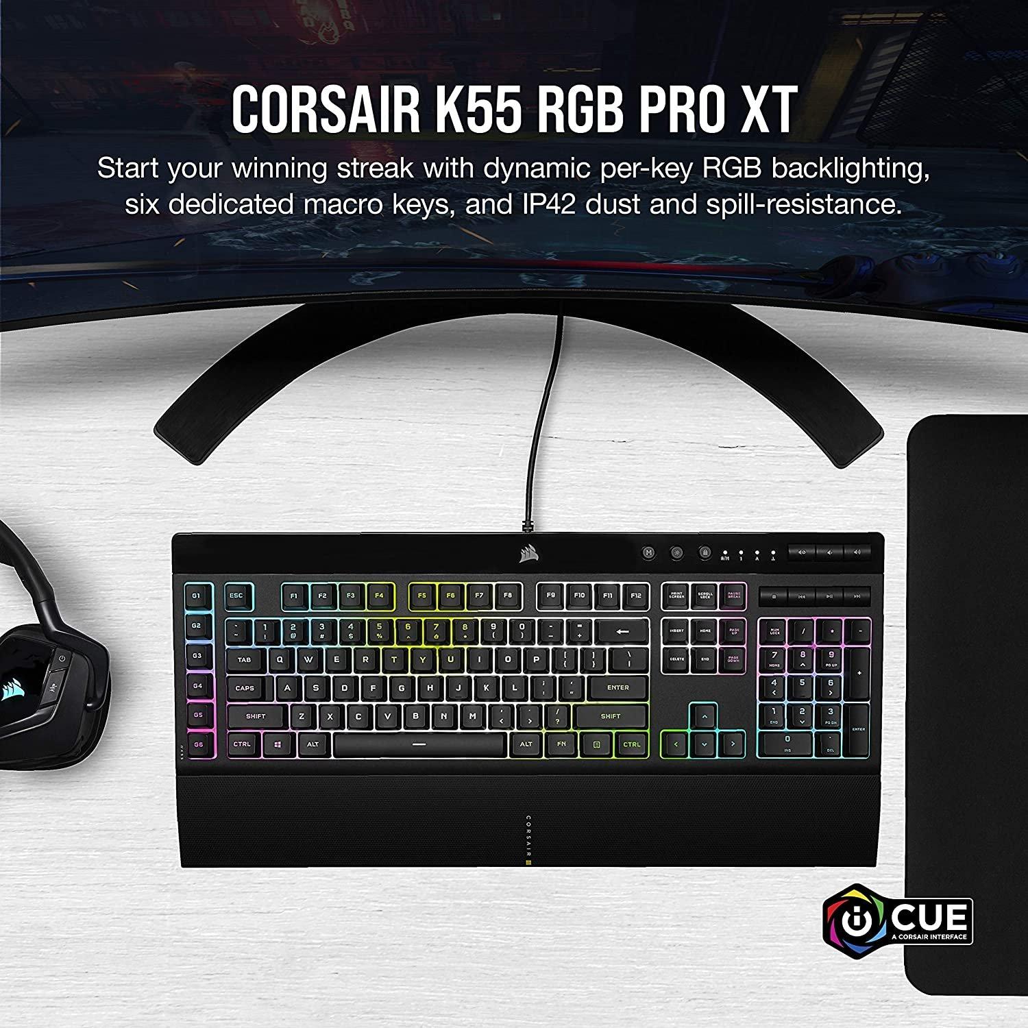 Corsair K55 RGB PRO XT Gaming Keyboard