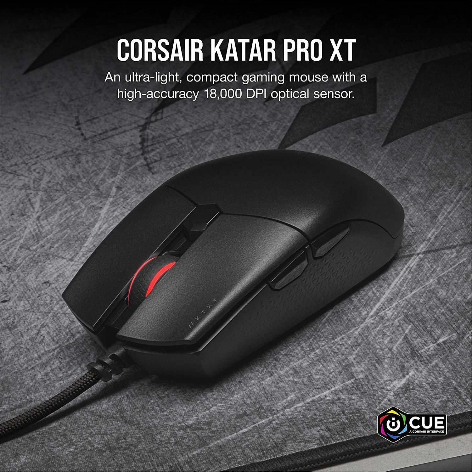 list item 3 of 7 CORSAIR KATAR PRO XT Ultra-Light Wired Gaming Mouse