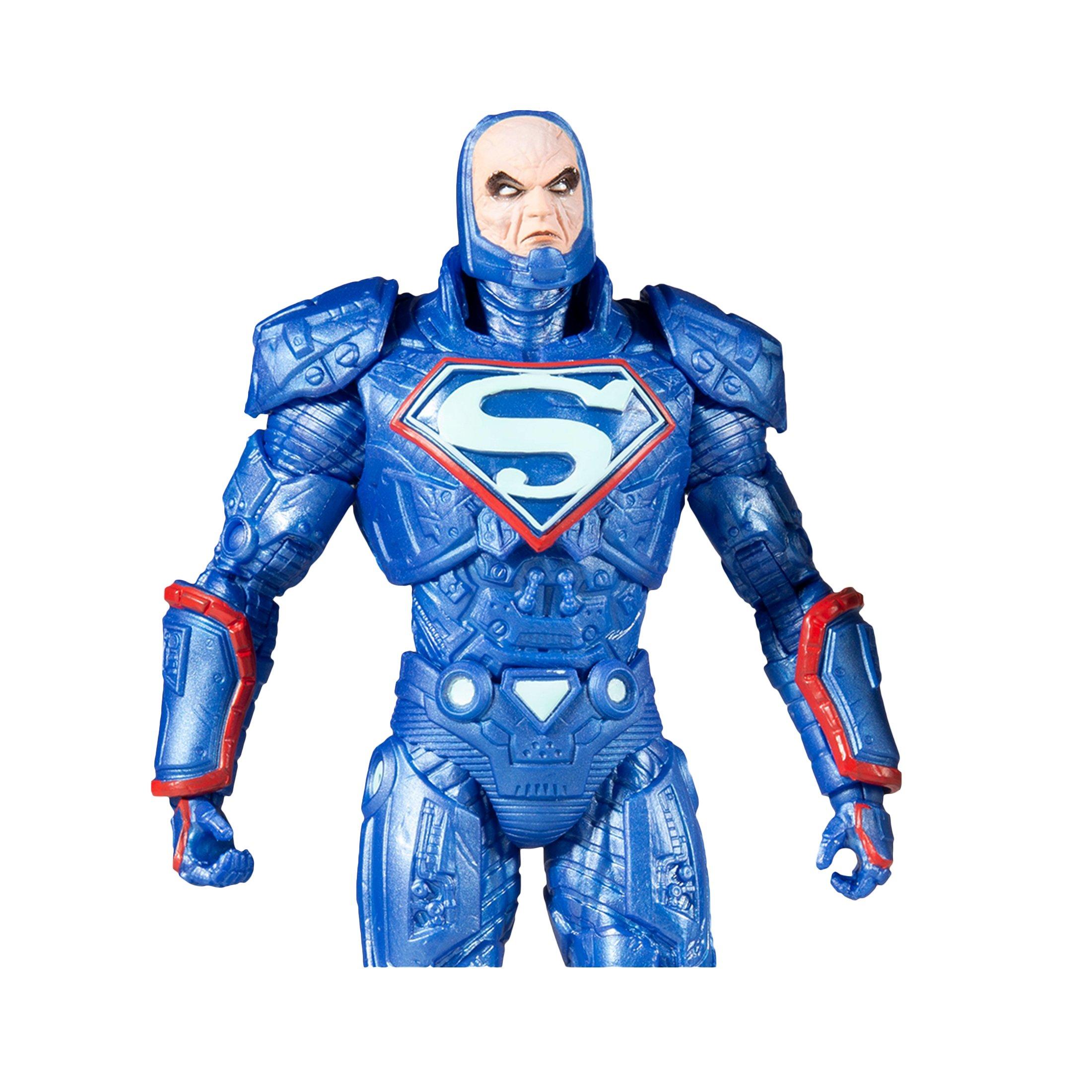 list item 5 of 10 McFarlane Toys DC Multiverse Lex Luthor-in Blue Power Suit Throne 7-in Action Figure